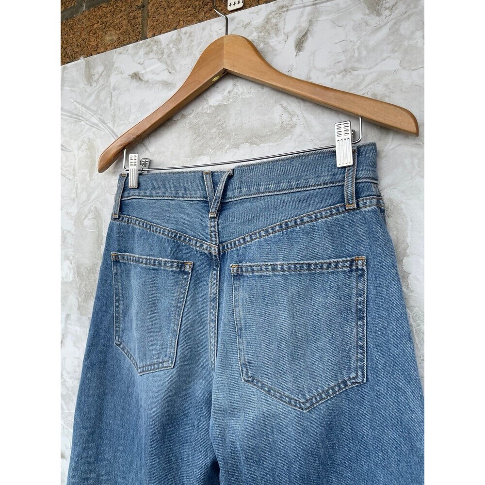 VERONICA BEARD TAYLOR RELAXED WIDE LEG
HIGH RISE DISTRESS SIZE 27 - Picture 7 of 11